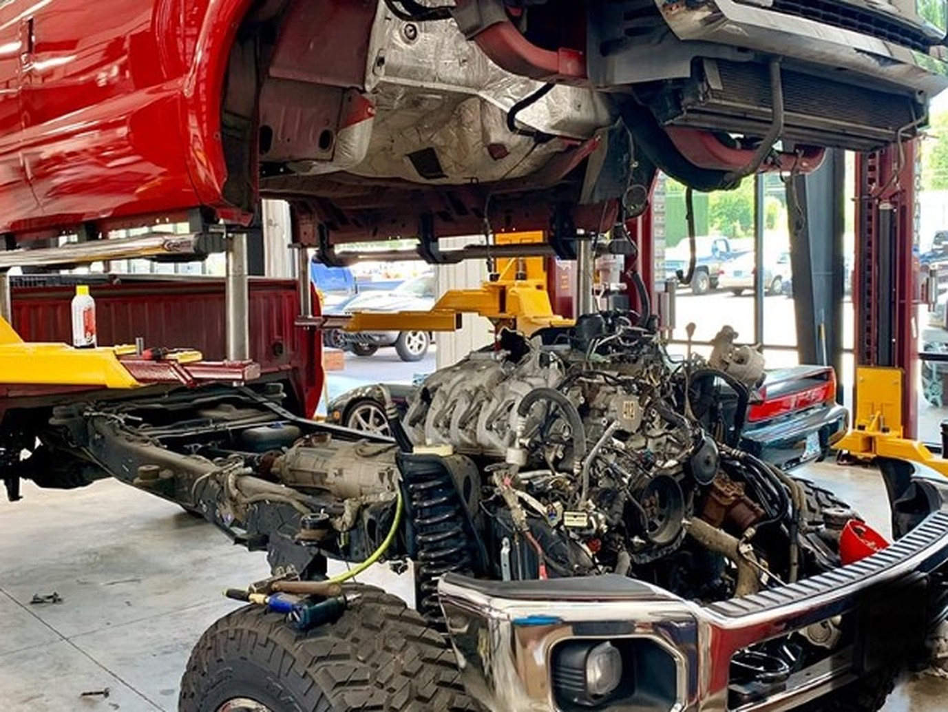 Ford Super Duty 6.7 Power Stroke engine bay